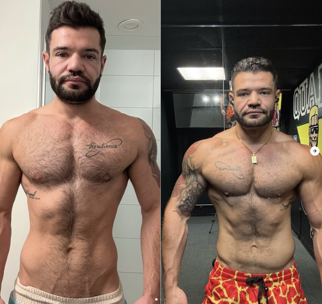 SAM before and after